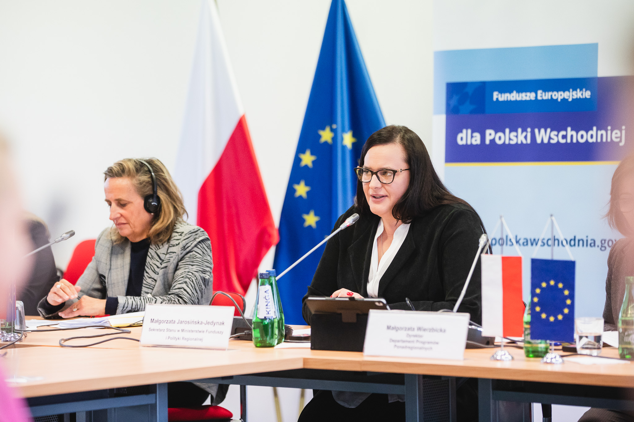 Posiedzenie Komitetu Monitorującego. Na zdjęciu minister Małgorzata Jarosińska Jedynak